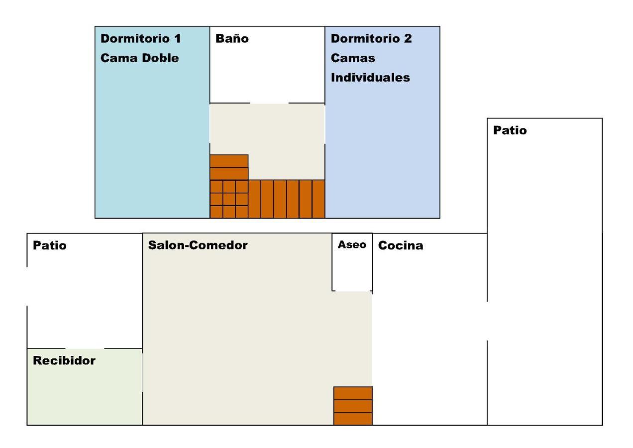 Semi-detached Adosado Con Encanto -130 M2 - Wifi 600 Mb - Piscina Comunitaria - Patio Privado Apartament *